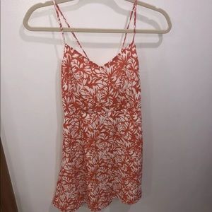 NWT Orange cross back Lulu’s Dress🍊